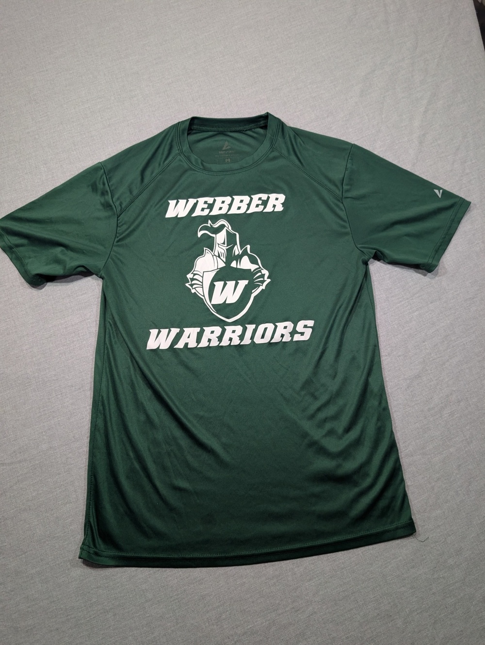 Webber Warriors athletic T shirt green